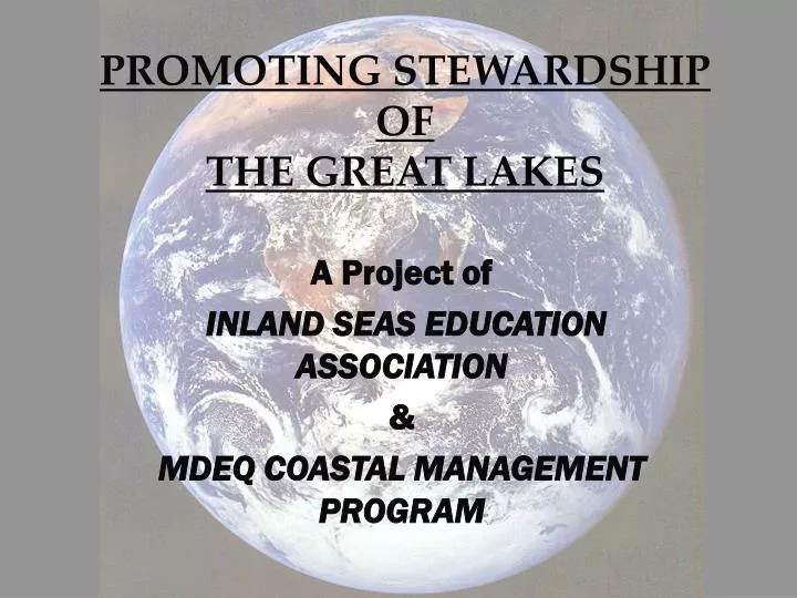 promoting stewardship of the great lakes