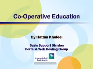 Co-Operative Education