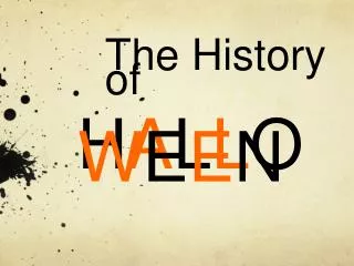 The History of