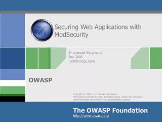 Securing Web Applications with ModSecurity