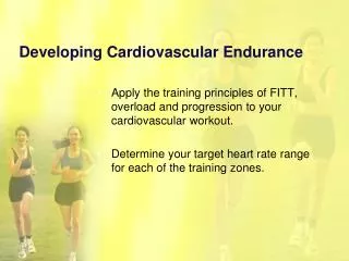Developing Cardiovascular Endurance