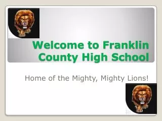 Welcome to Franklin County High School