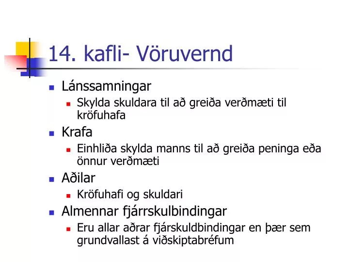 14 kafli v ruvernd