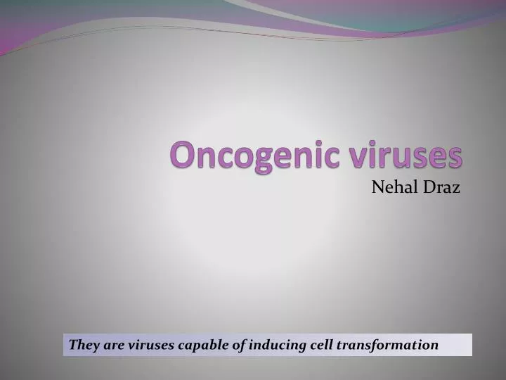 oncogenic viruses