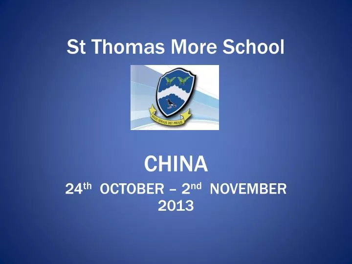 st thomas more school