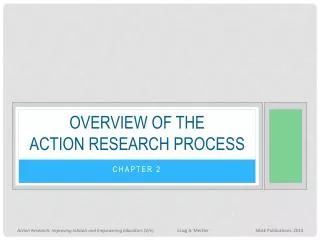 Overview of the action research process