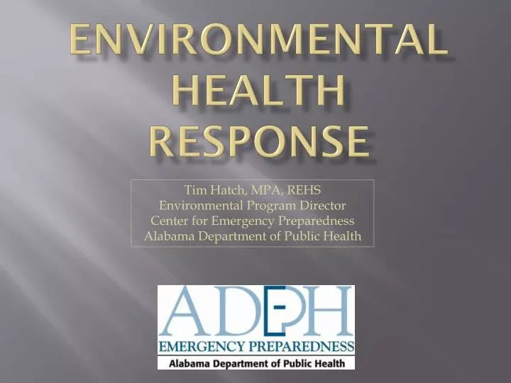 environmental health response