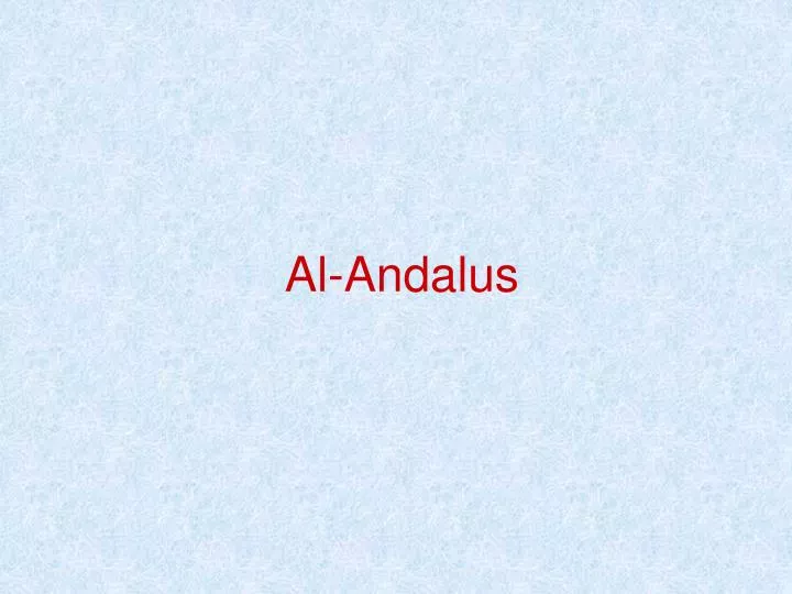 al andalus