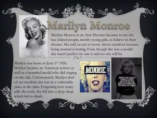 Marilyn Monroe