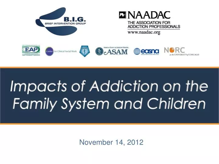 impacts of addiction on the family system and children