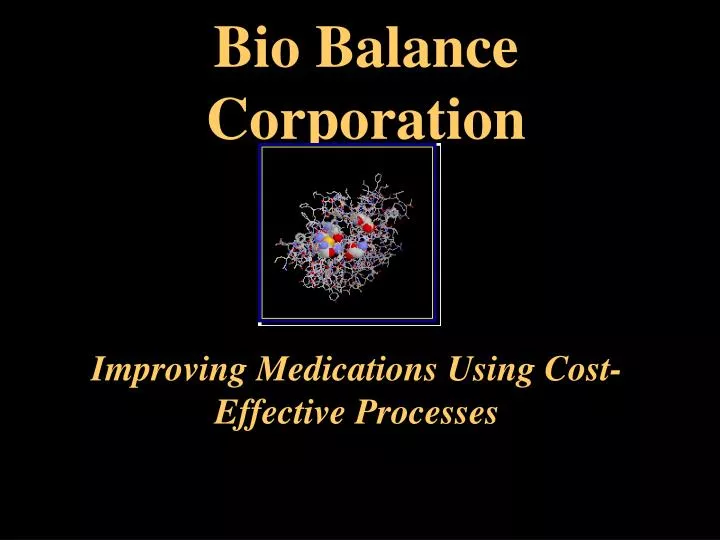 bio balance corporation