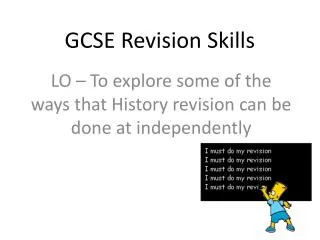 GCSE Revision Skills
