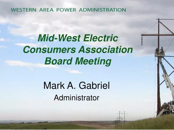 mid west electric consumers association board meeting
