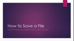 How to Save Files in Digital Literacy | Learn the Steps Efficiently - slide 1