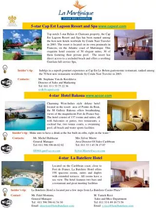 5-star Cap Est Lagoon Resort and Spa capest