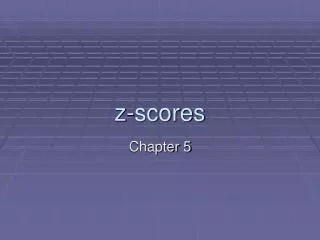 z-scores