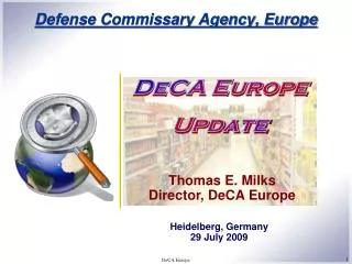 Defense Commissary Agency, Europe