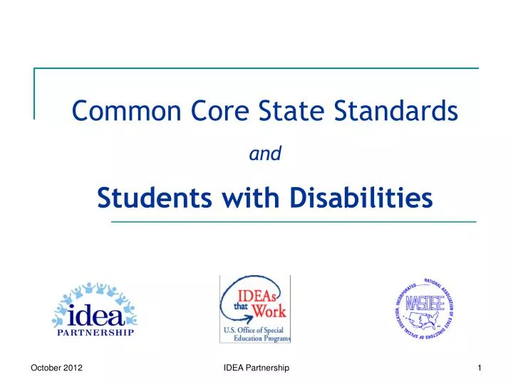 common core state standards and students with disabilities