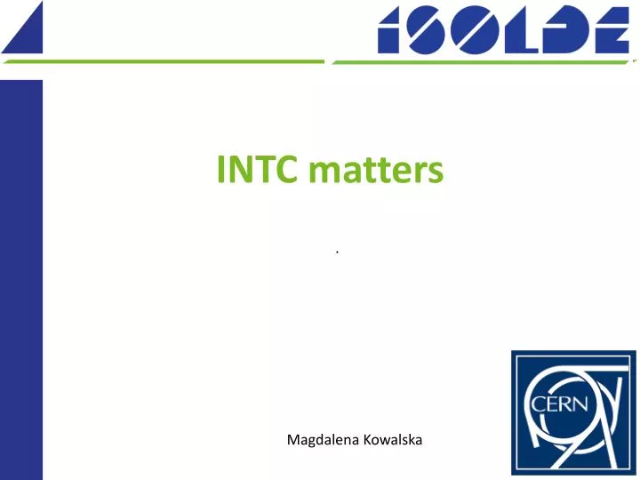 intc matters