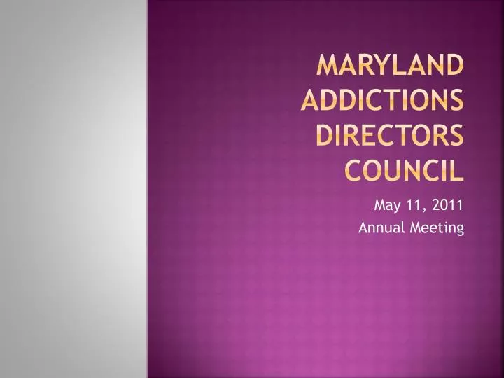 maryland addictions directors council