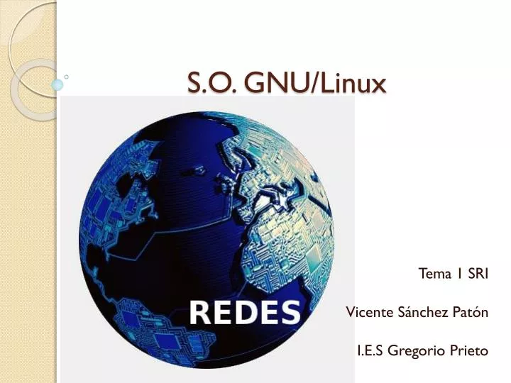 s o gnu linux