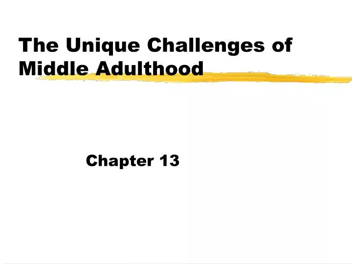 problem solving during middle adulthood