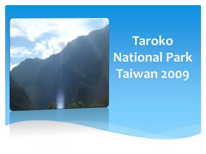 taroko national park taiwan 2009