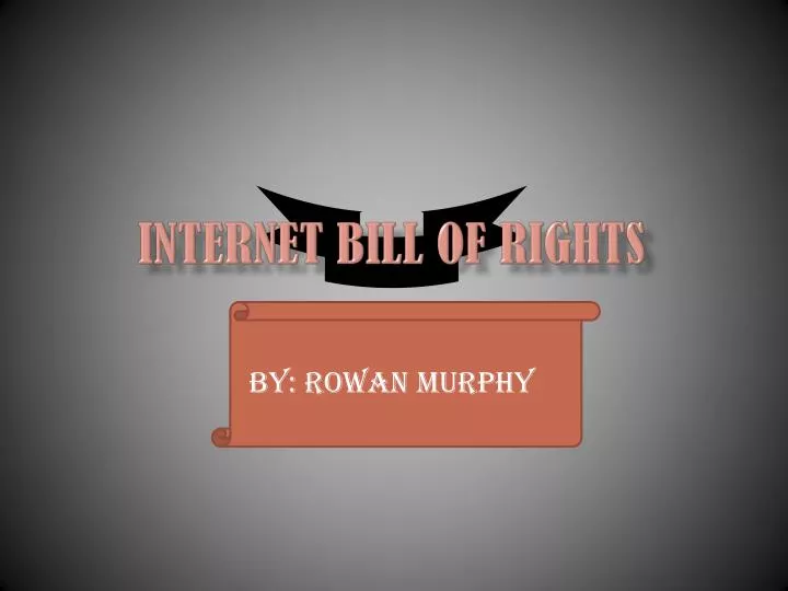 internet bill of rights