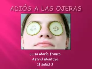 adi s a las ojeras