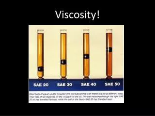 Viscosity!