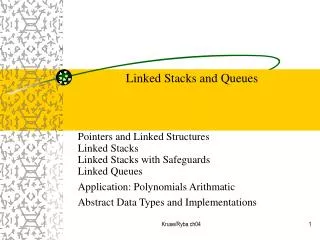 Linked Stacks and Queues