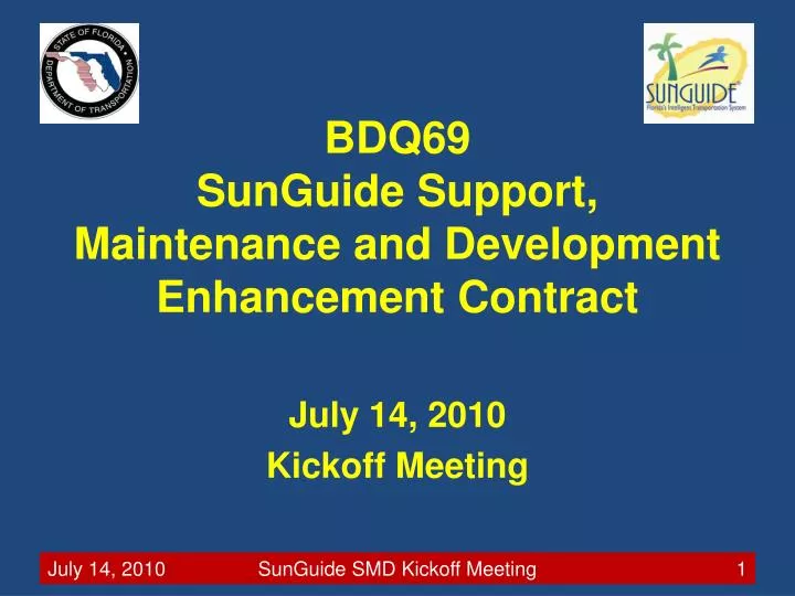bdq69 sunguide support maintenance and development enhancement contract