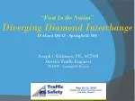 First Diverging Diamond Interchange in the Nation: Enhancing Traffic Flow in Springfield, MO - slide 1