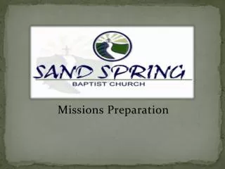 Missions Preparation