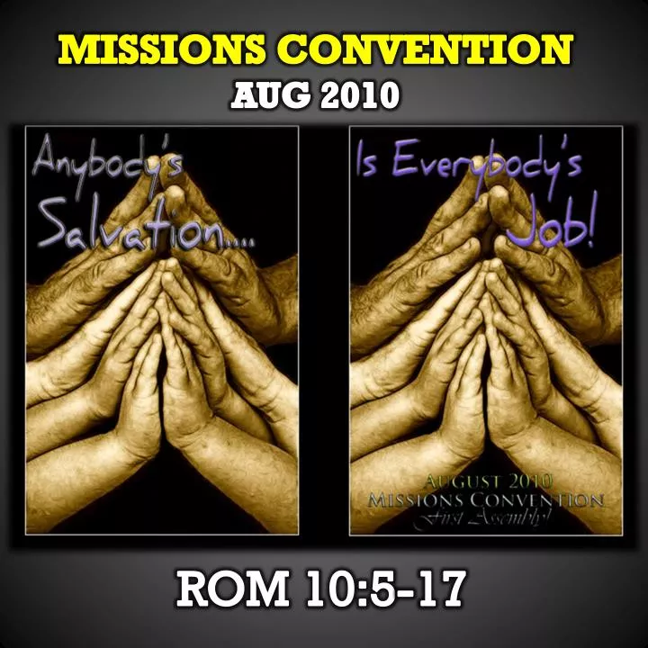 missions convention aug 2010