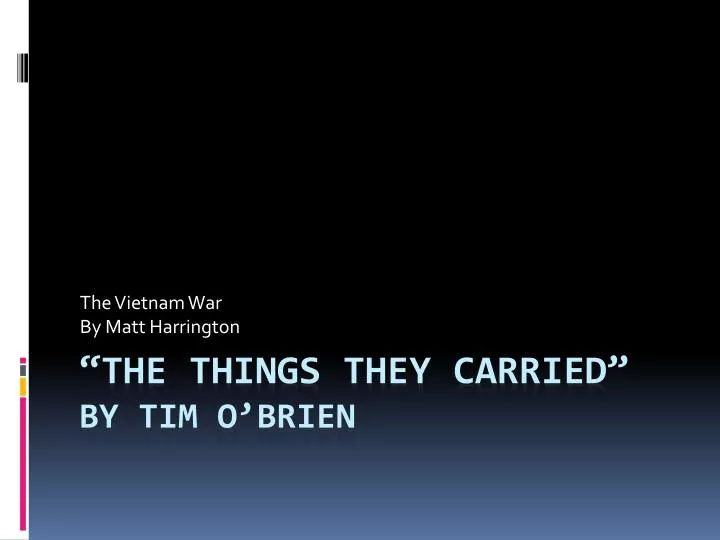 the vietnam war by matt harrington