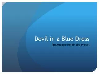 Devil in a Blue Dress