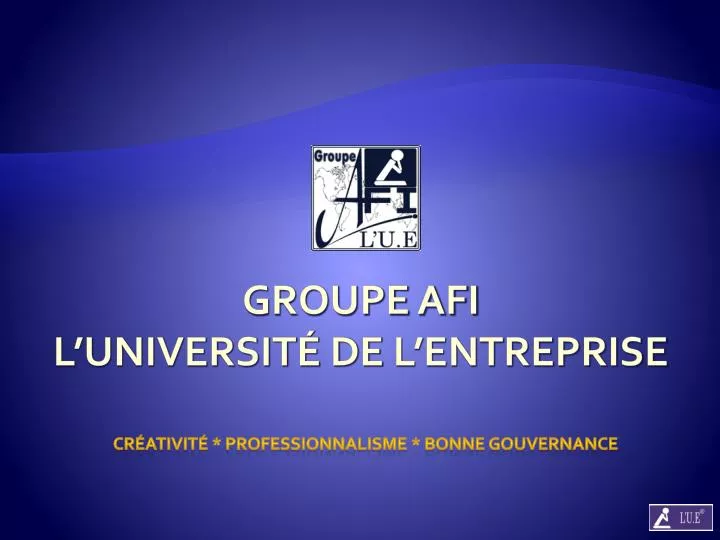 groupe afi l universit de l entreprise