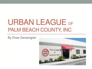 Urban League of Palm Beach County, Inc