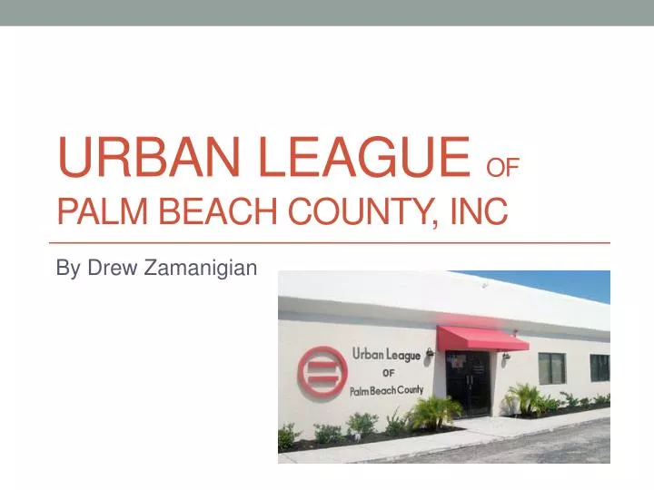 urban league of palm beach county inc