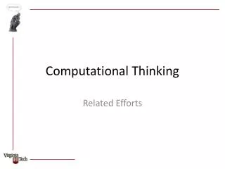 Computational Thinking