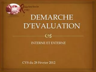 demarche d evaluation
