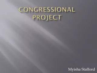 Congressional Project