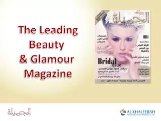The Leading Beauty &amp; Glamour Magazine