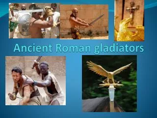 Ancient Roman gladiators