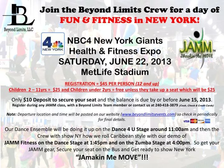 nbc4 new york giants health fitness expo saturday june 22 2013 metlife stadium