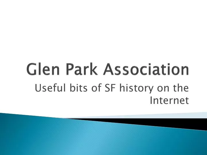 glen park association