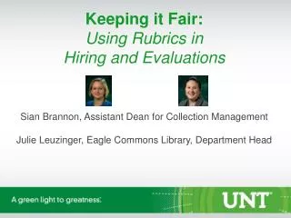 Keeping it Fair: Using Rubrics in Hiring and Evaluations