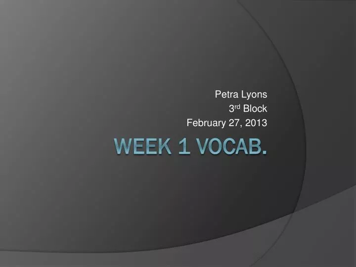 petra lyons 3 rd block february 27 2013