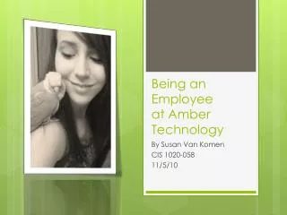 Being an Employee at Amber Technology